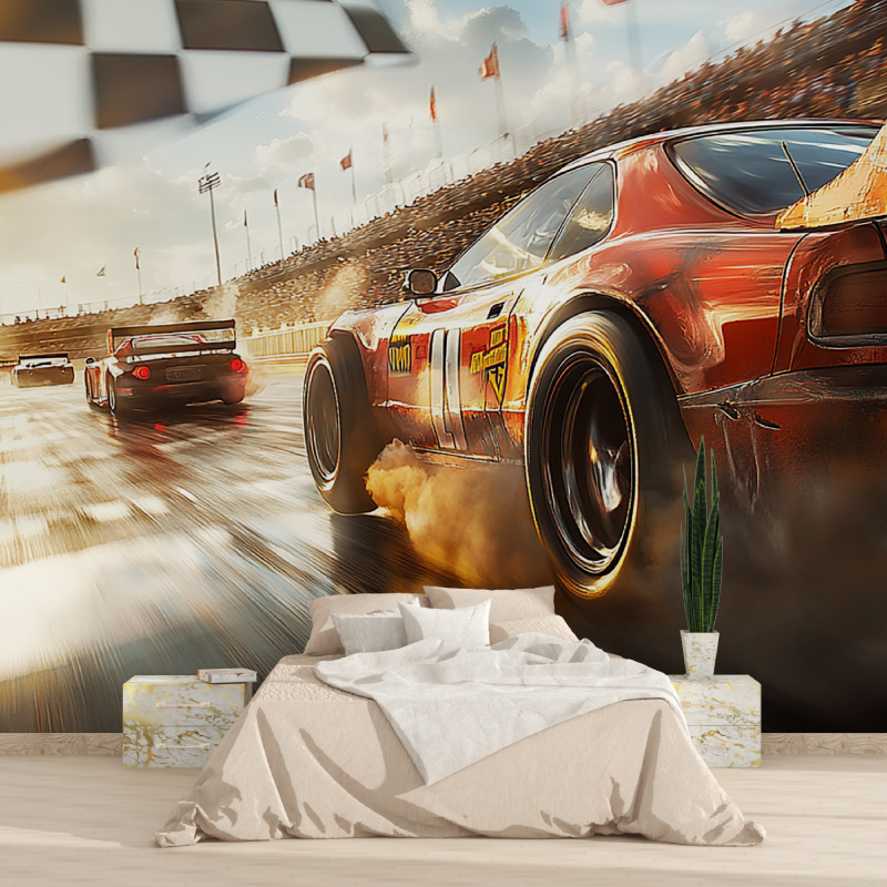 Racing Car Wallpaper | Murals Wallpaper