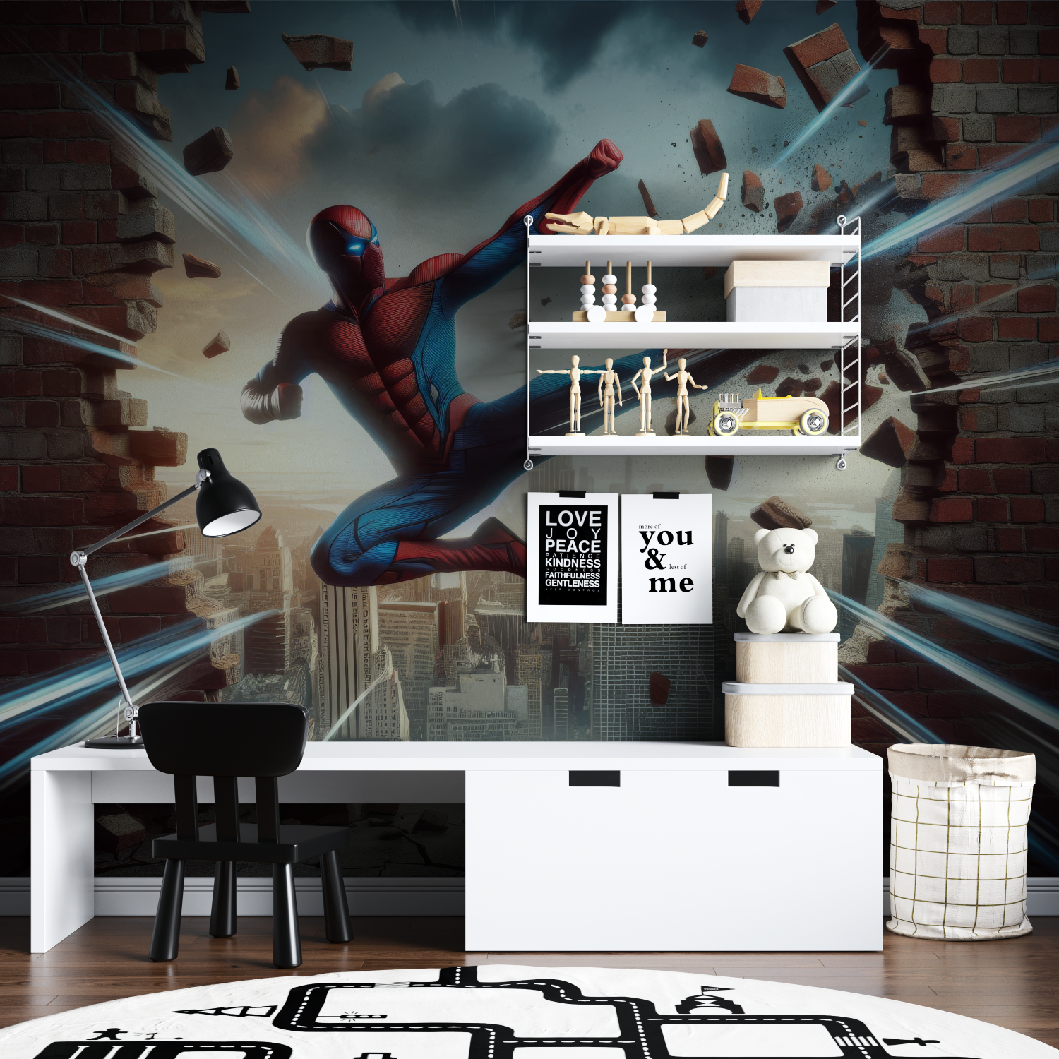 Spiderman 3D Wallpaper | Murals Wallpaper