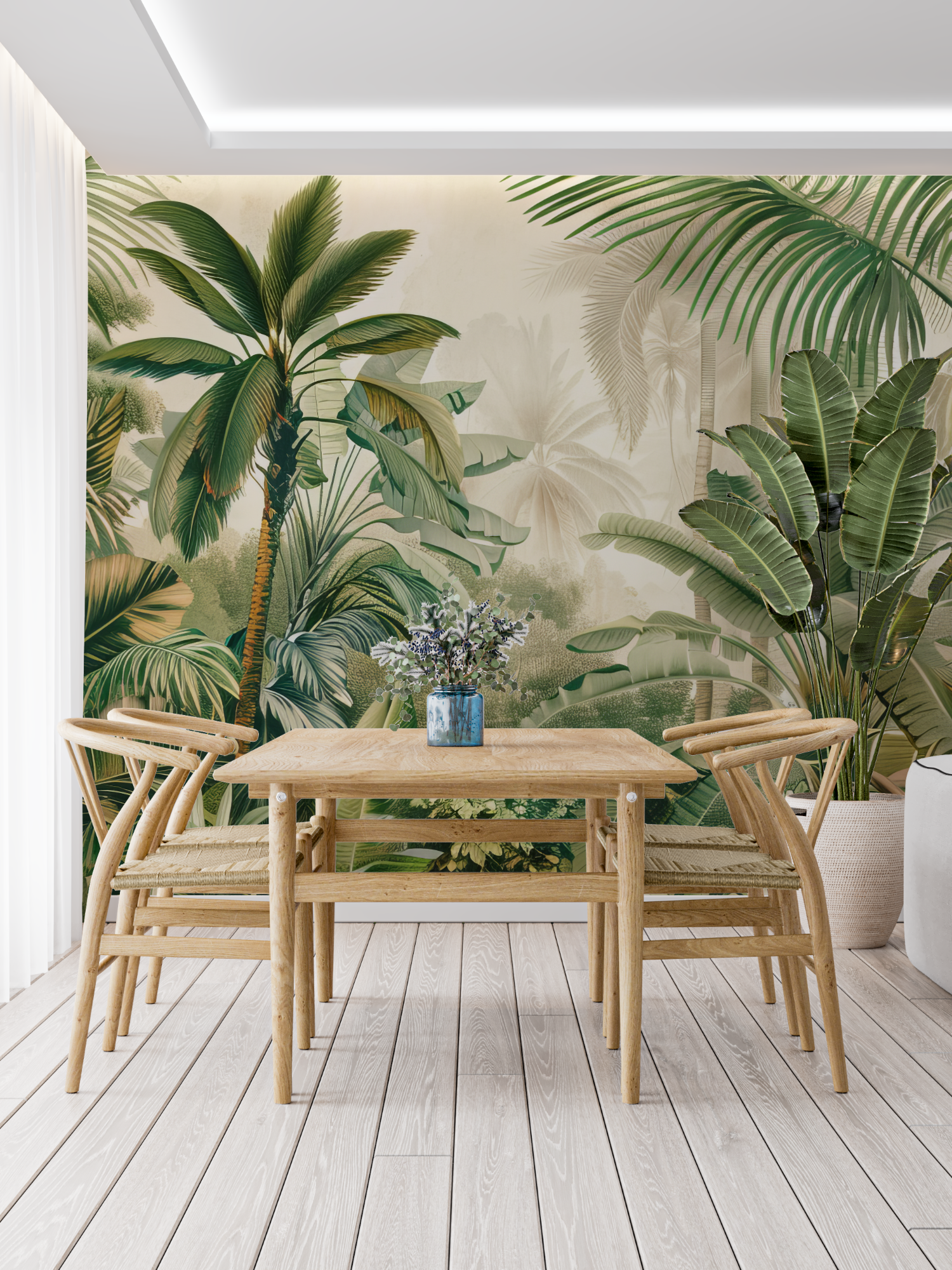 Grüner Dschungel Tapete | Wandbilder Tapete