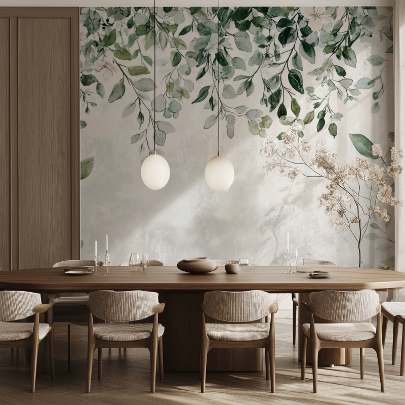 Vintage Floral Wallpaper for Girls' Room | Murals Wallpaper