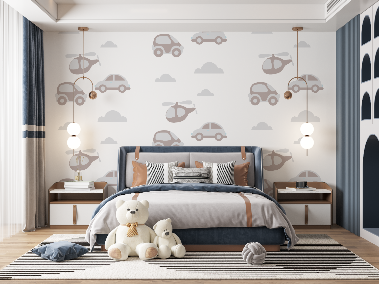 Little Car Wallpaper | Murals Wallpaper