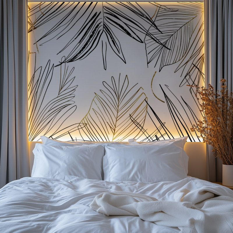 Premium-Panorama-Panorama-Tapete mit Pflanzenmotiv