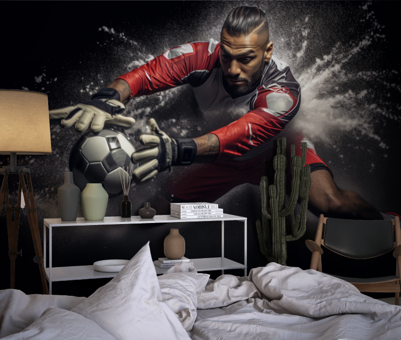 Boy's Graffiti Football Wallpaper | Murals Wallpaper