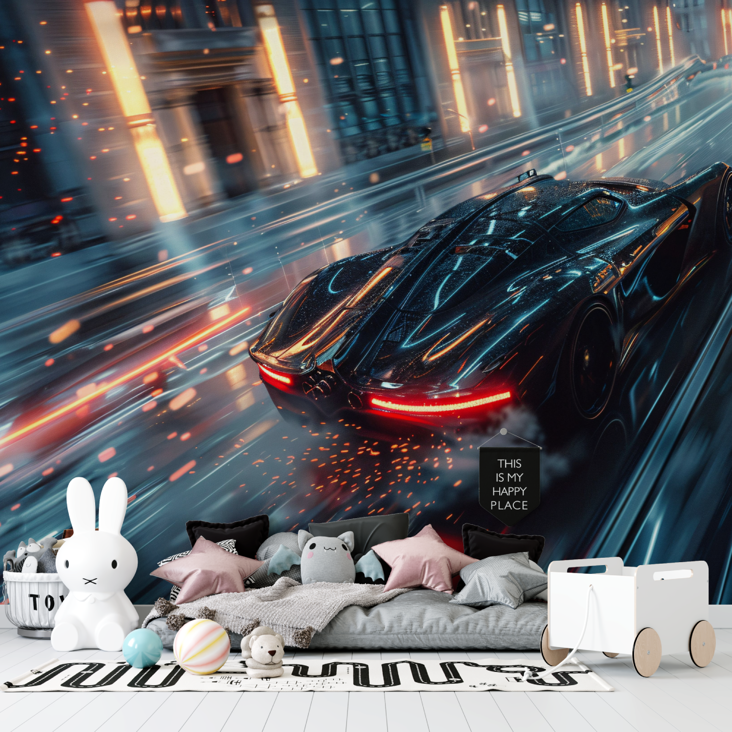 Car Tuning Adult Bedroom Wallpaper | Murals Wallpaper