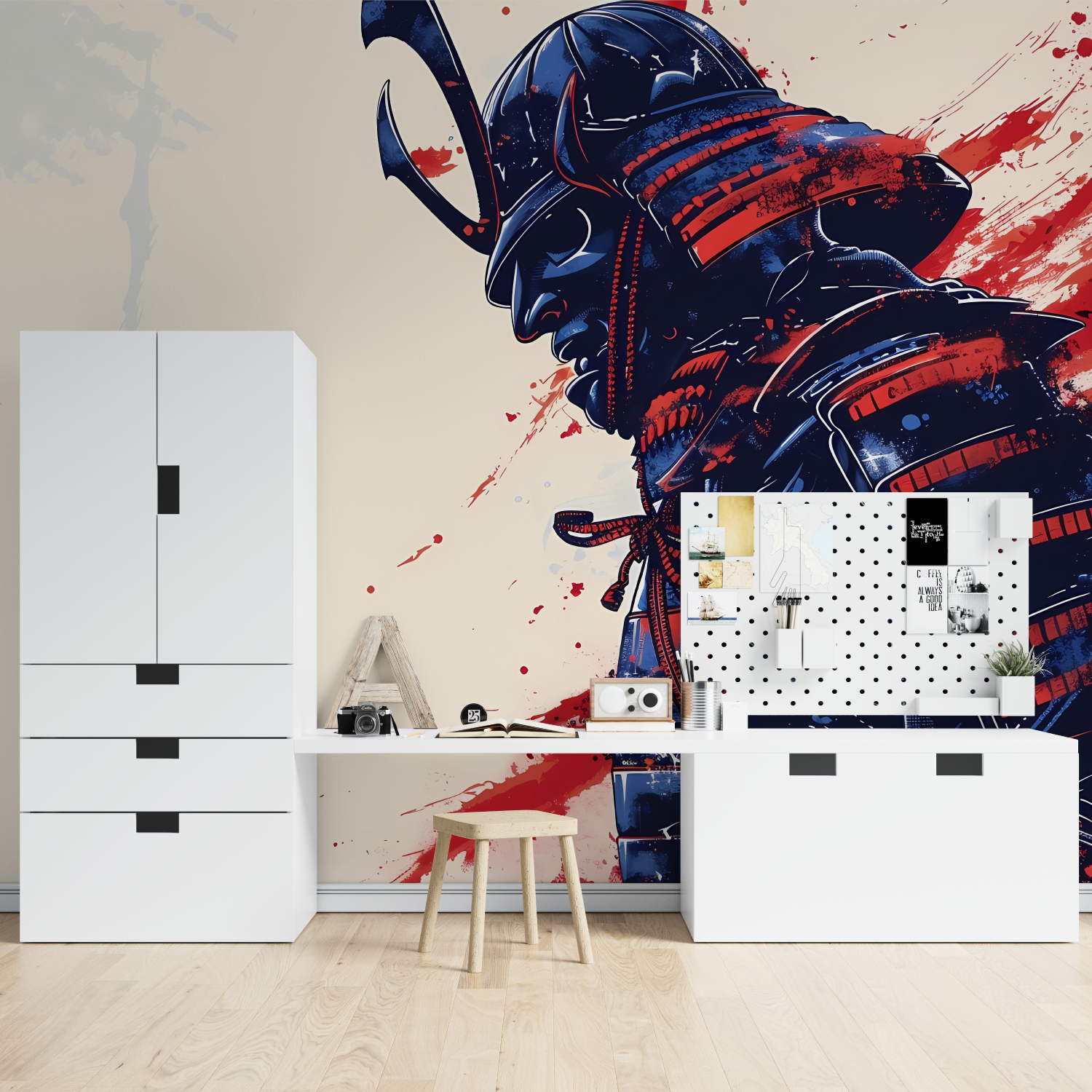 Colorful Samurai Wallpaper | Murals Wallpaper