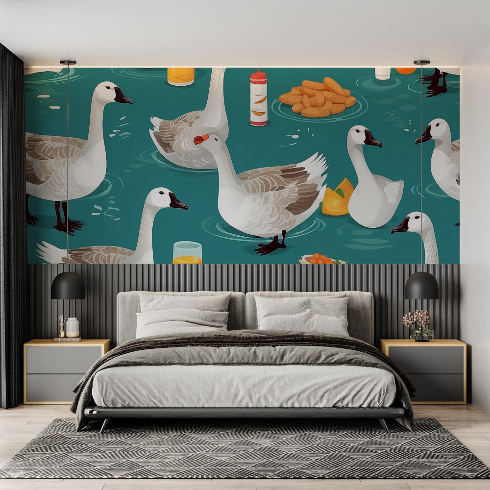 Enten-Tapete | Wandbilder