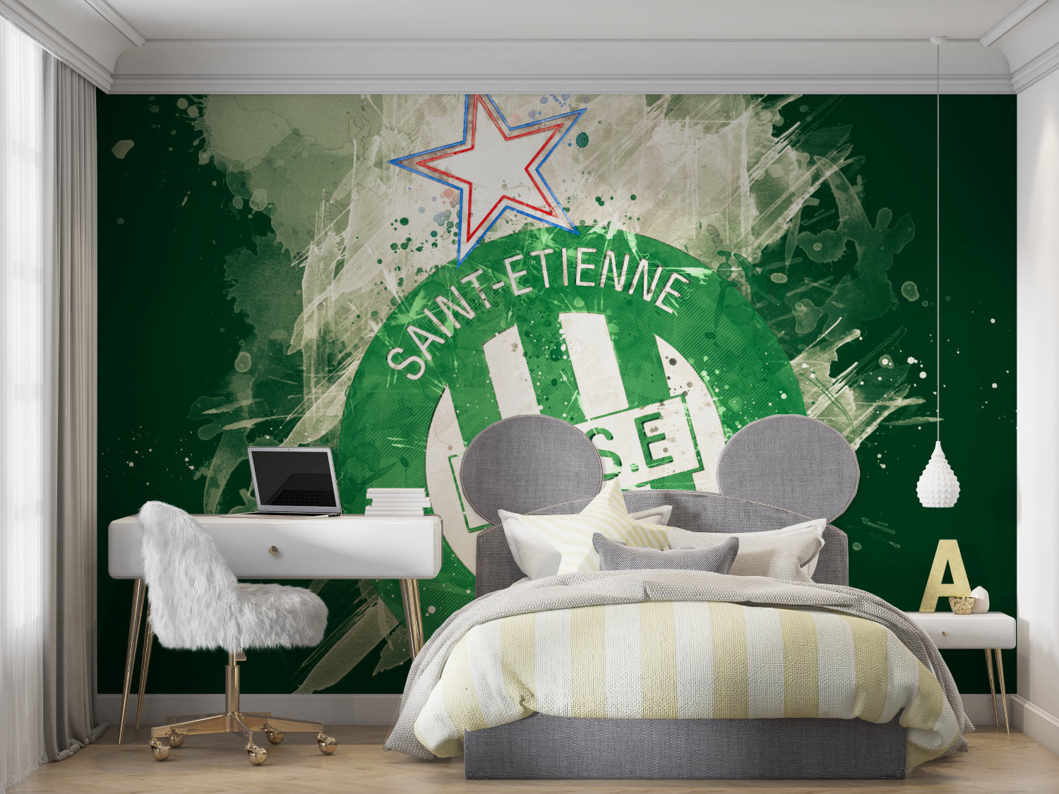 Fußball-Wallpaper Asse | Wandbilder-Wallpaper