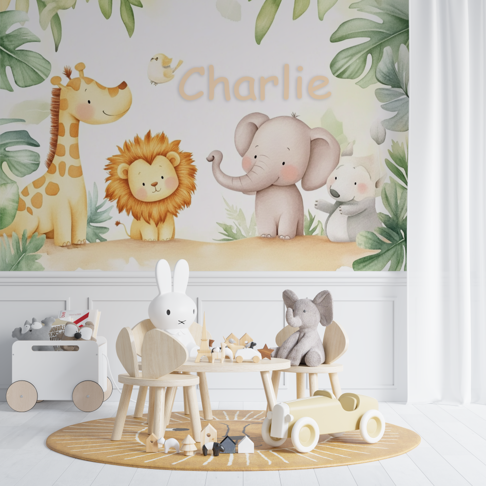 Familienname Tier Tapete | Murals Tapete