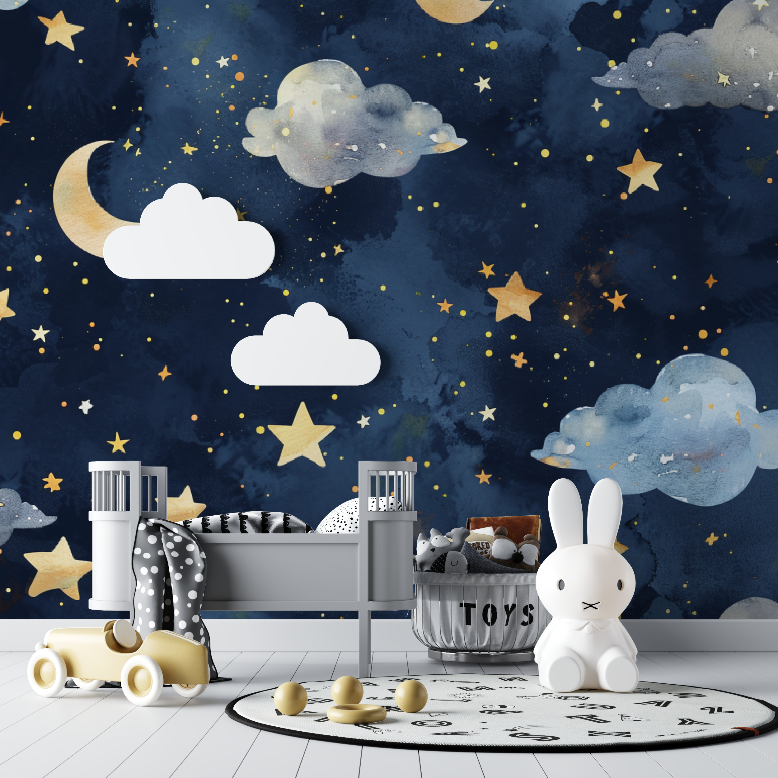 Papiermalerei Baby Ciel étoilé - Baby