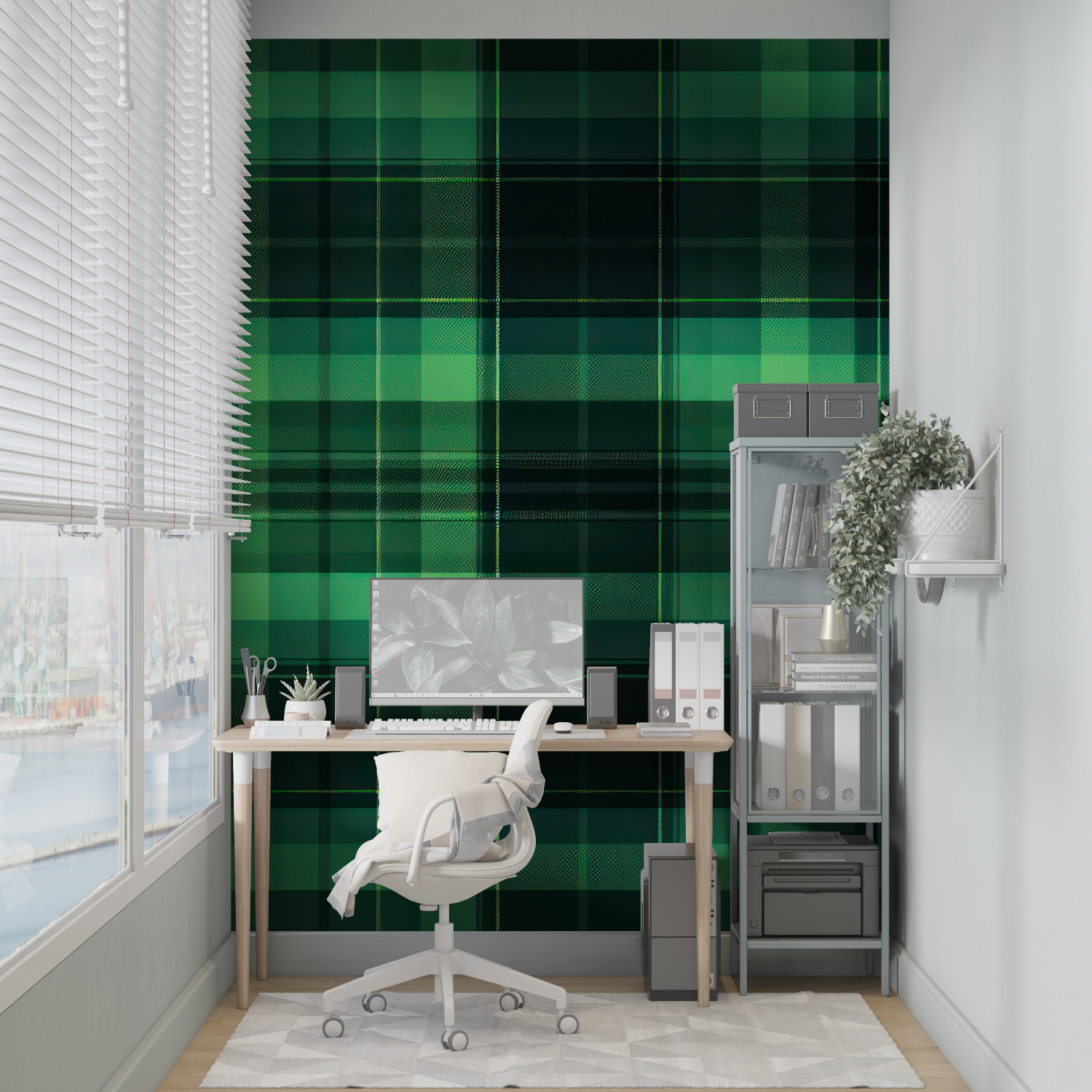 Green Tartan Wallpaper | Murals Wallpaper