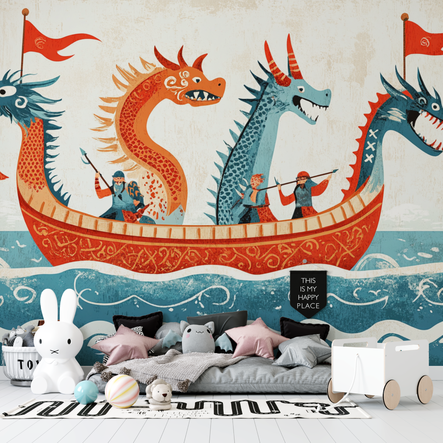 Classic Marine Viking Boy Wallpaper | Murals Wallpaper