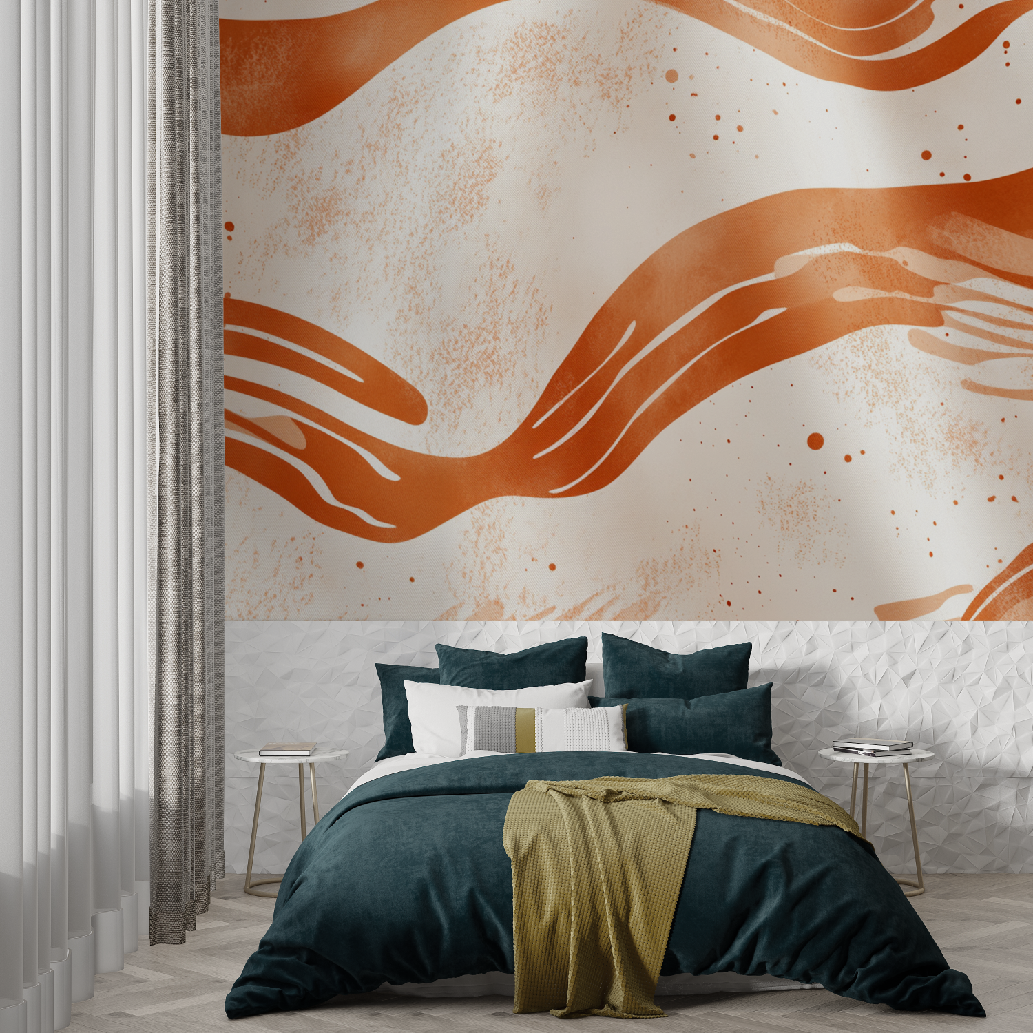 Terracotta Staircase Mural Wallpaper | Murals Wallpaper