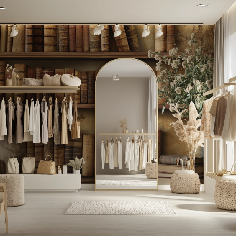 Vintage Trompe L'Oeil Wallpaper | Murals Wallpaper