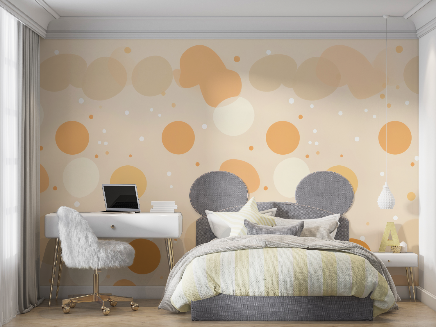 Ochre Children's Wallpaper | Murals Wallpaper