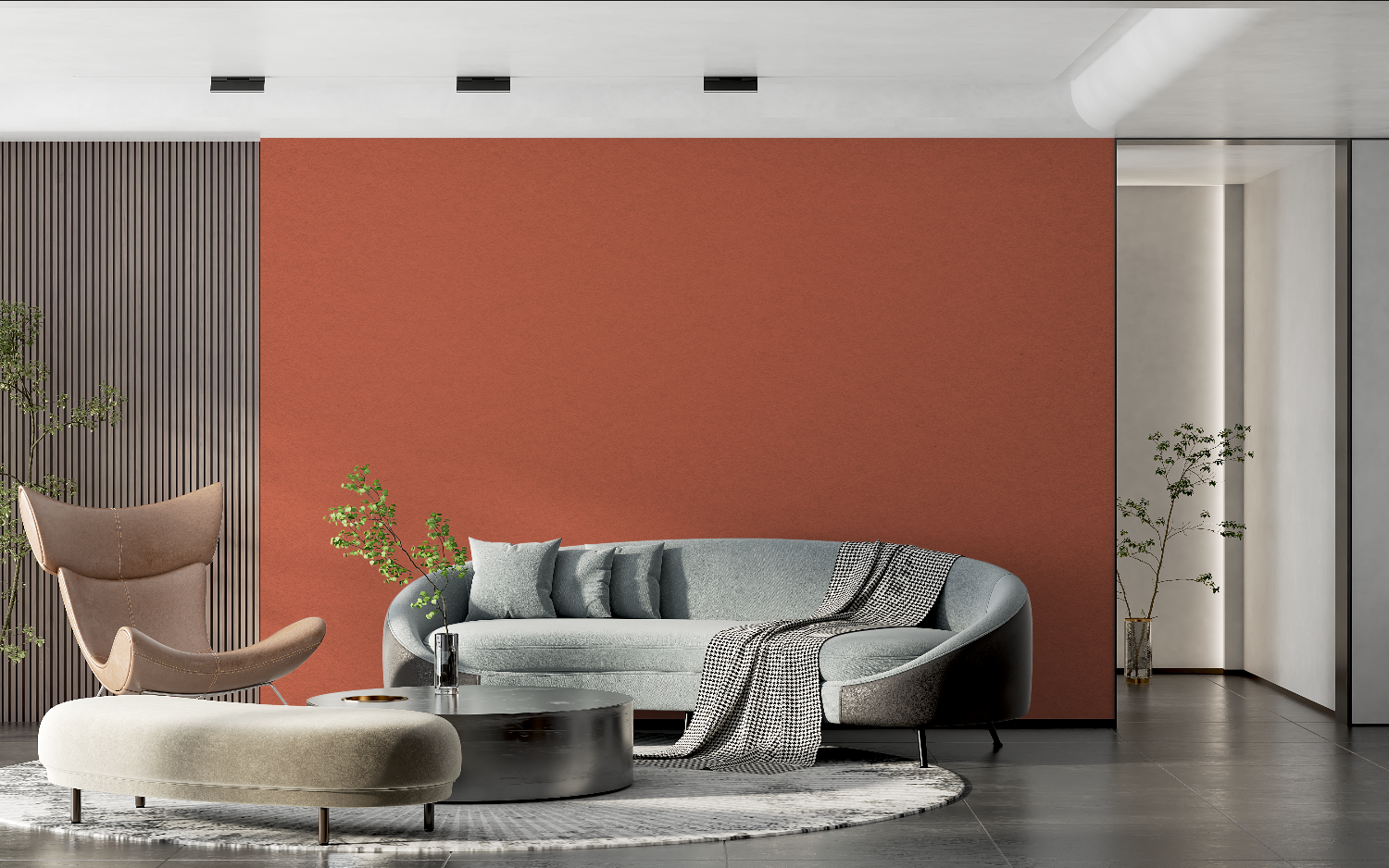 Light Terracotta Wallpaper | Murals Wallpaper