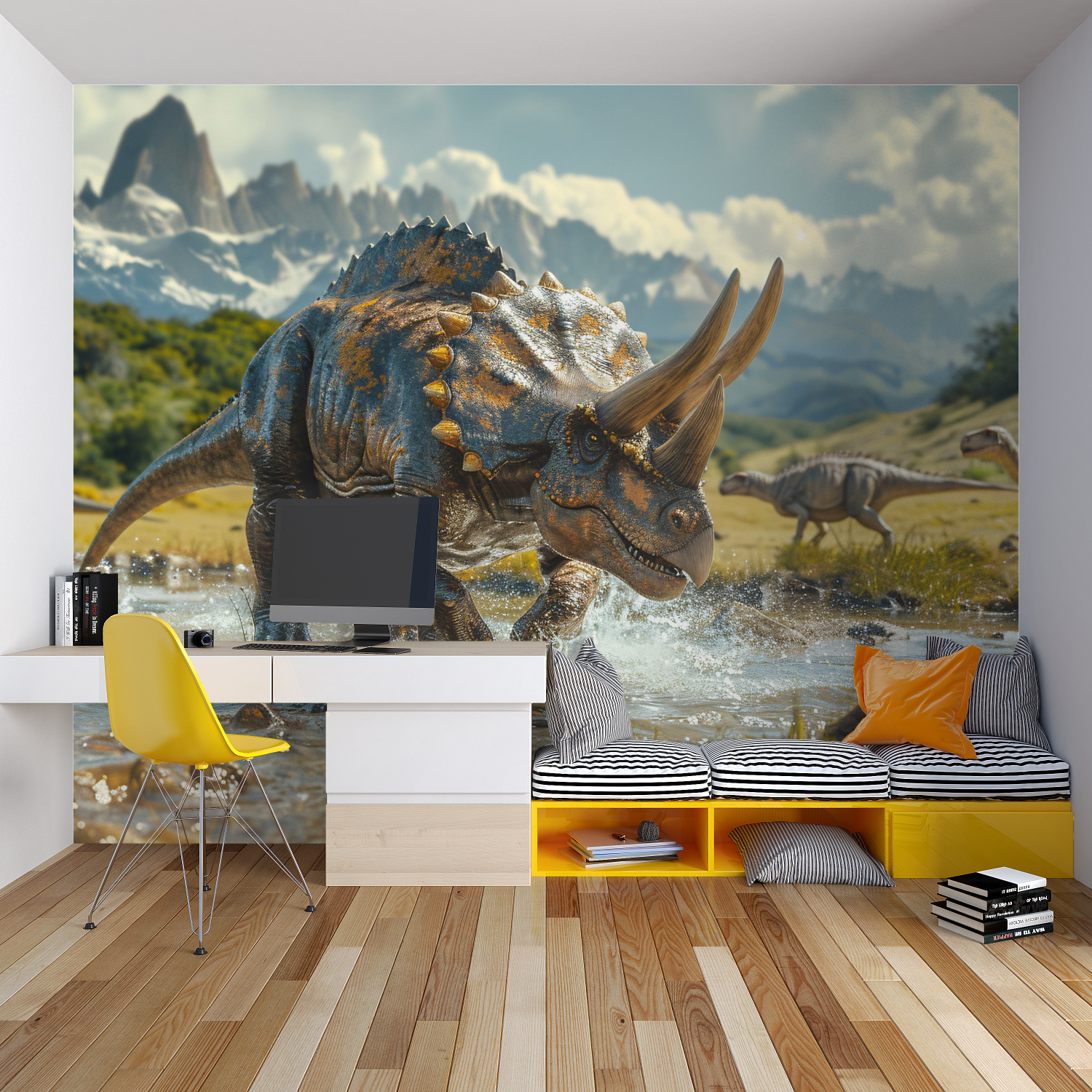 Dinosaurier-Tapete | Wandbilder