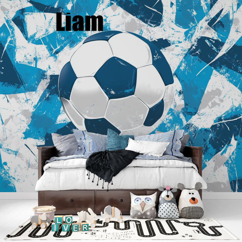 Personalized Name Wallpaper Soccer | Murals Wallpaper