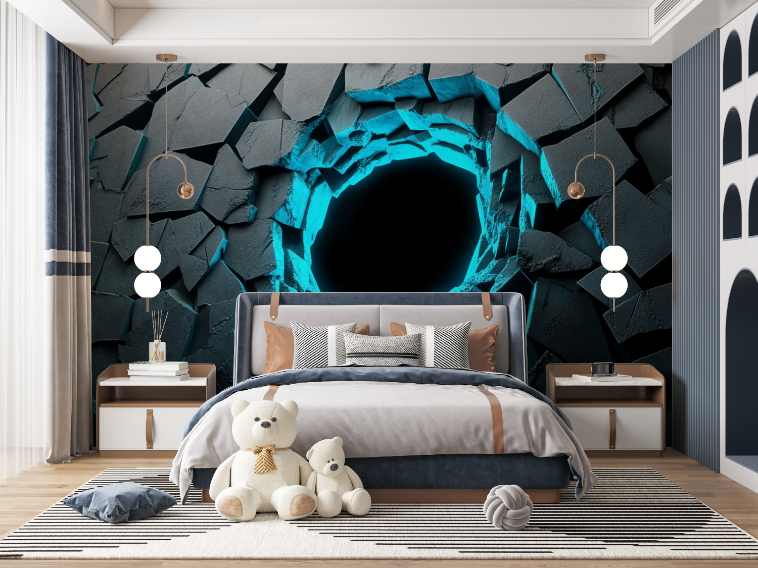 Neon Gaming Wallpaper | Murals Wallpaper