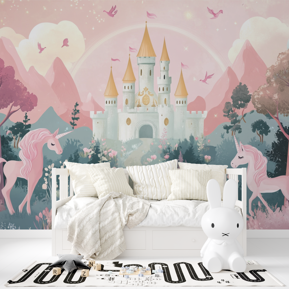 Regenbogen Einhorn Tapete | Wandbilder Tapete