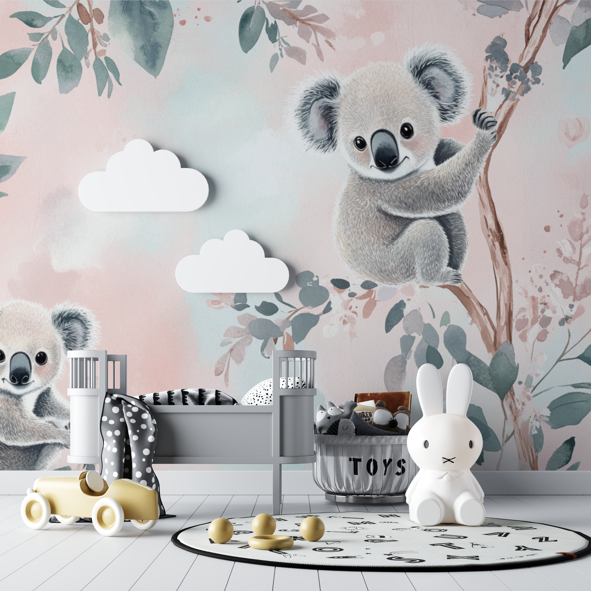 Koala Wallpaper and Cozy Atmosphere | Murals Wallpaper