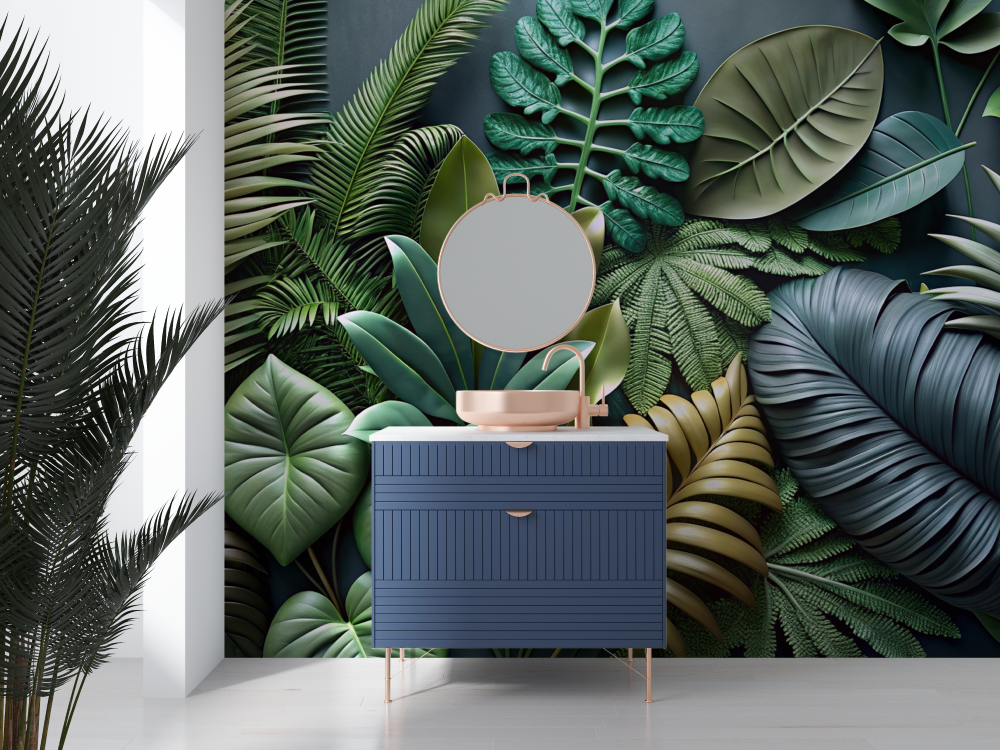 3D Tapete Badezimmer | Wandbilder Tapete