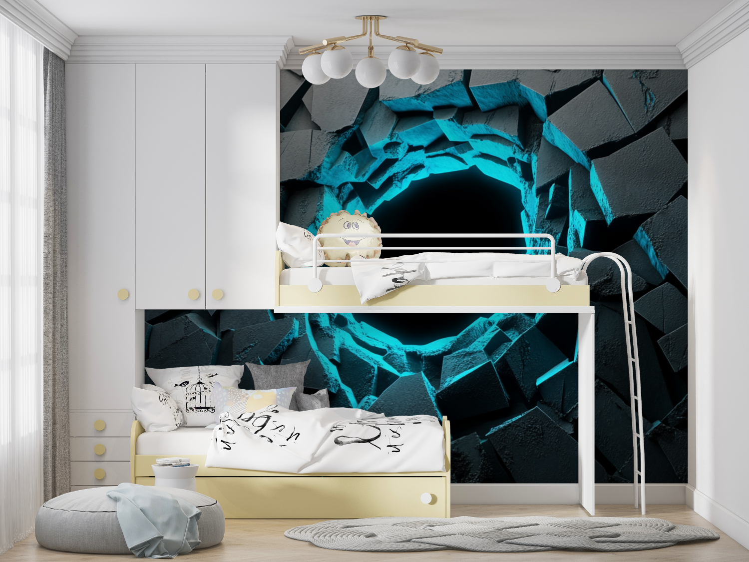 Neon Gaming Wallpaper | Wandbilder Wallpaper