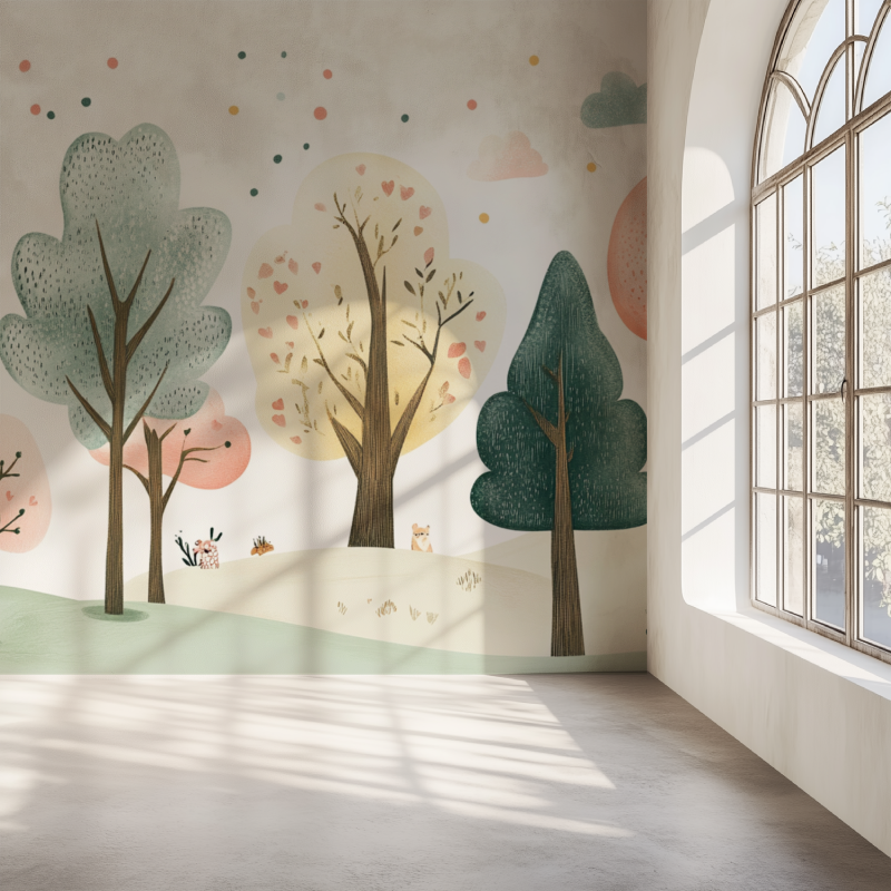 Tree Wallpaper Kids Room | Murals Wallpaper