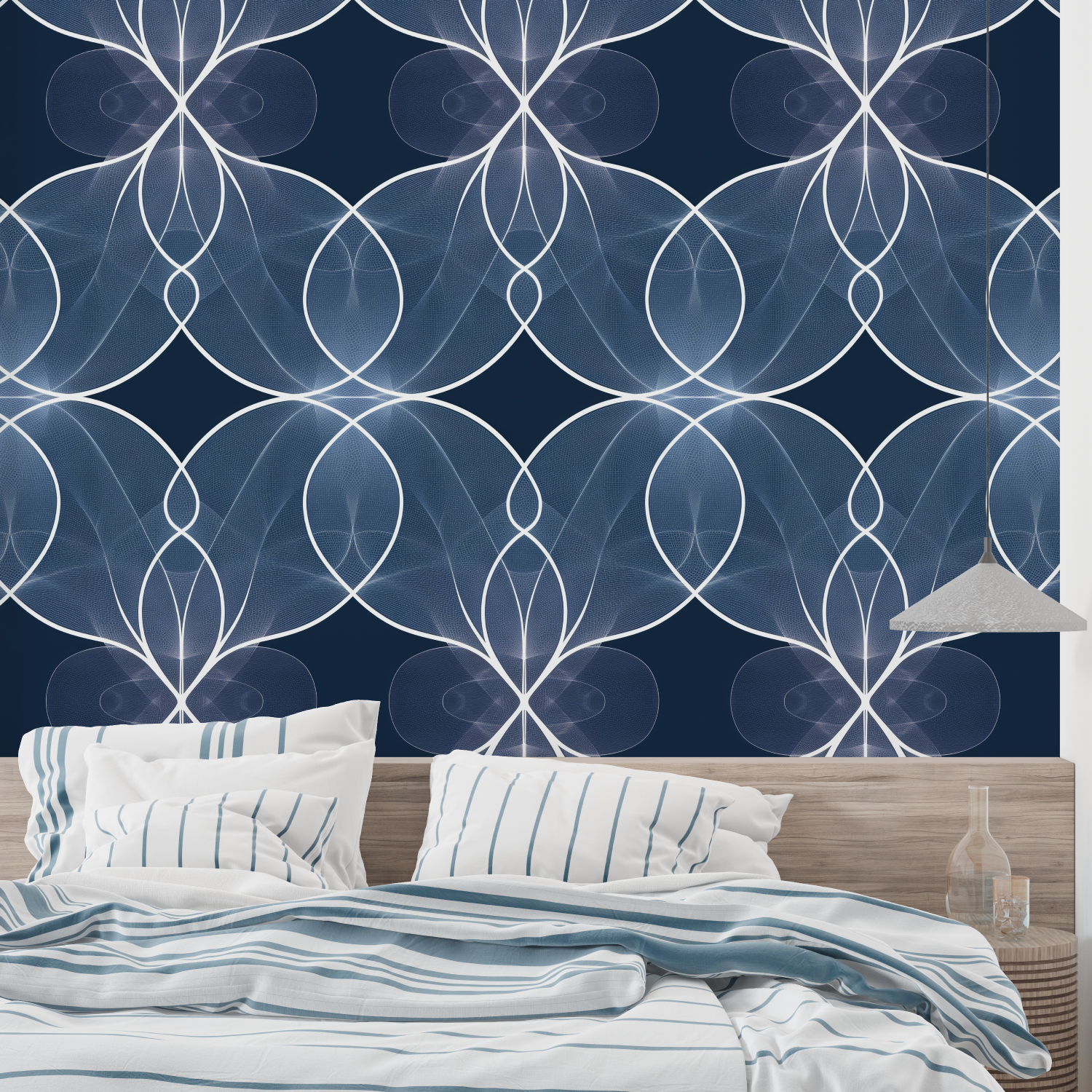 Blaugraue Tapete | Murals Wallpaper