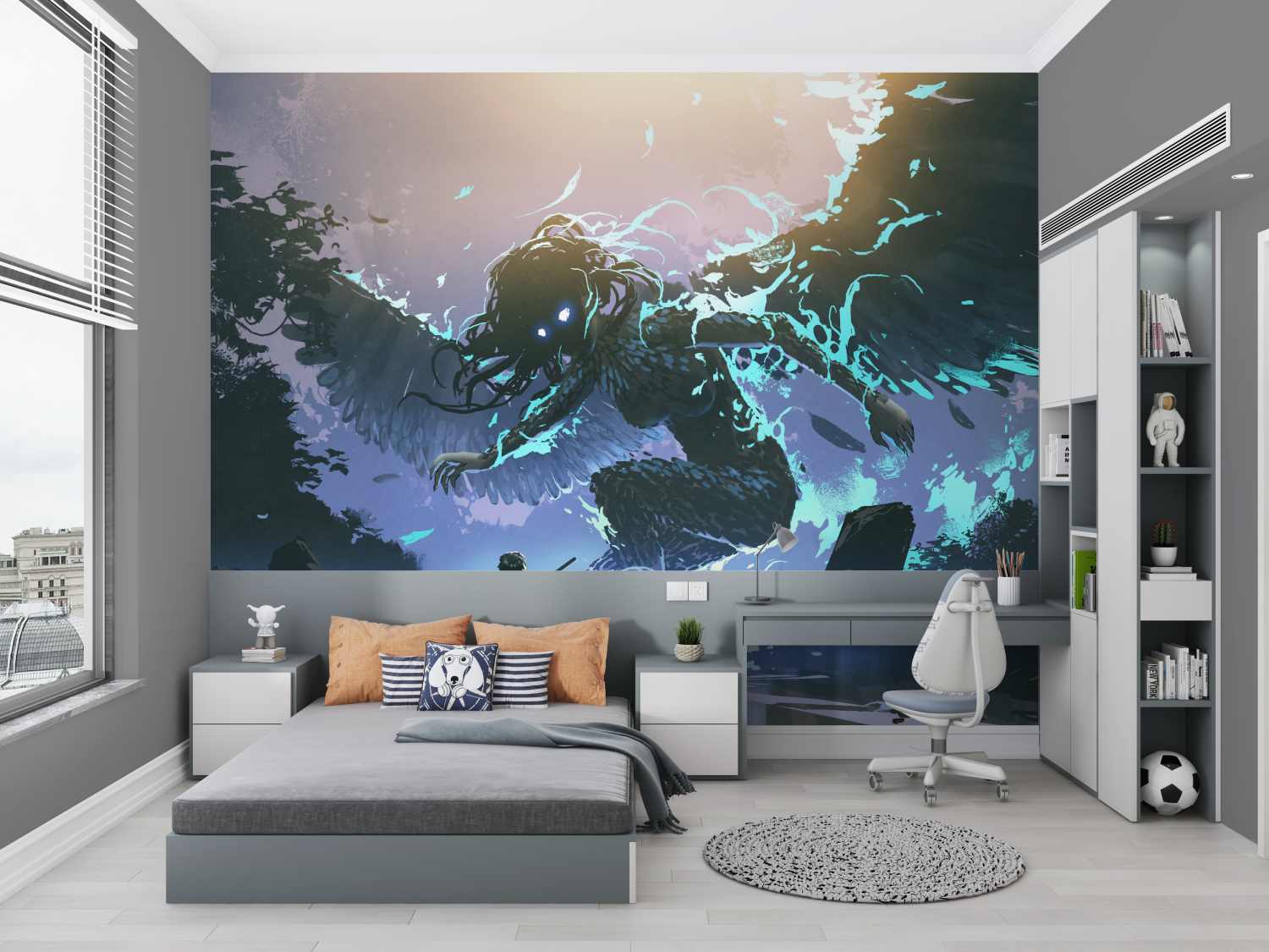 Tapete „Elektrischer Engel“ | Wandtapete