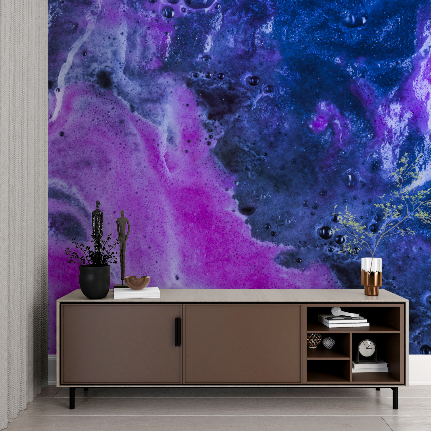 Purple Blue Wallpaper | Murals Wallpaper