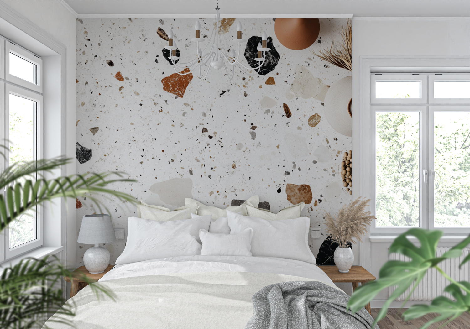 Terracotta Wallpaper Modern Terrazzo Spirit | Murals Wallpaper