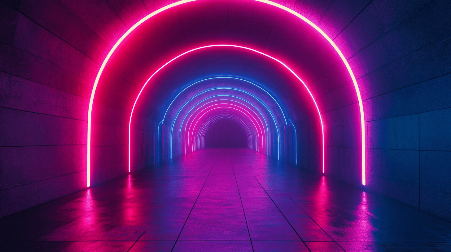 Futuristic Hallway Wallpaper | Murals Wallpaper