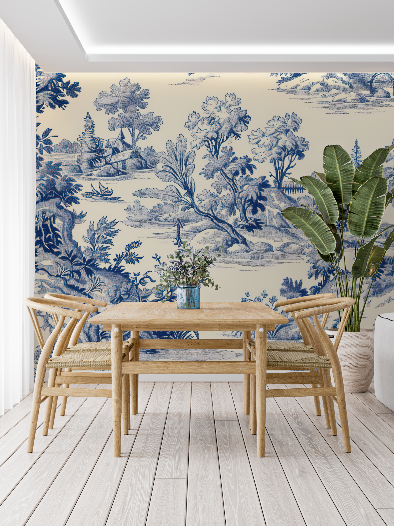 Toile de Jouy Wallpaper | Murals Wallpaper