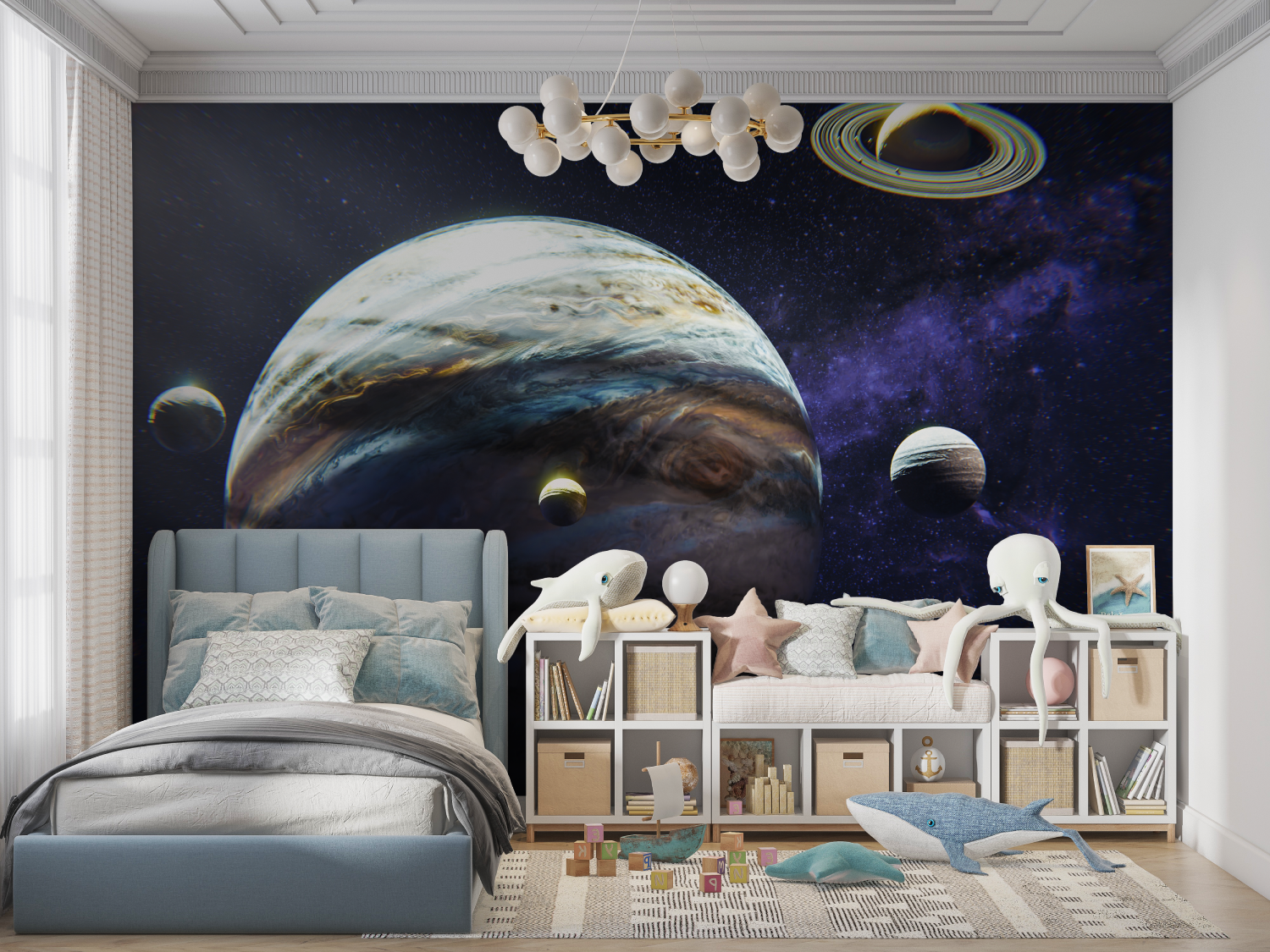 Space Theme Wallpaper | Murals Wallpaper