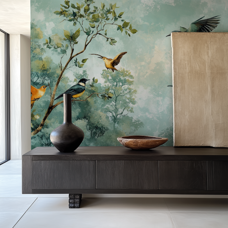 Bird Tree Wallpaper | Murals Wallpaper