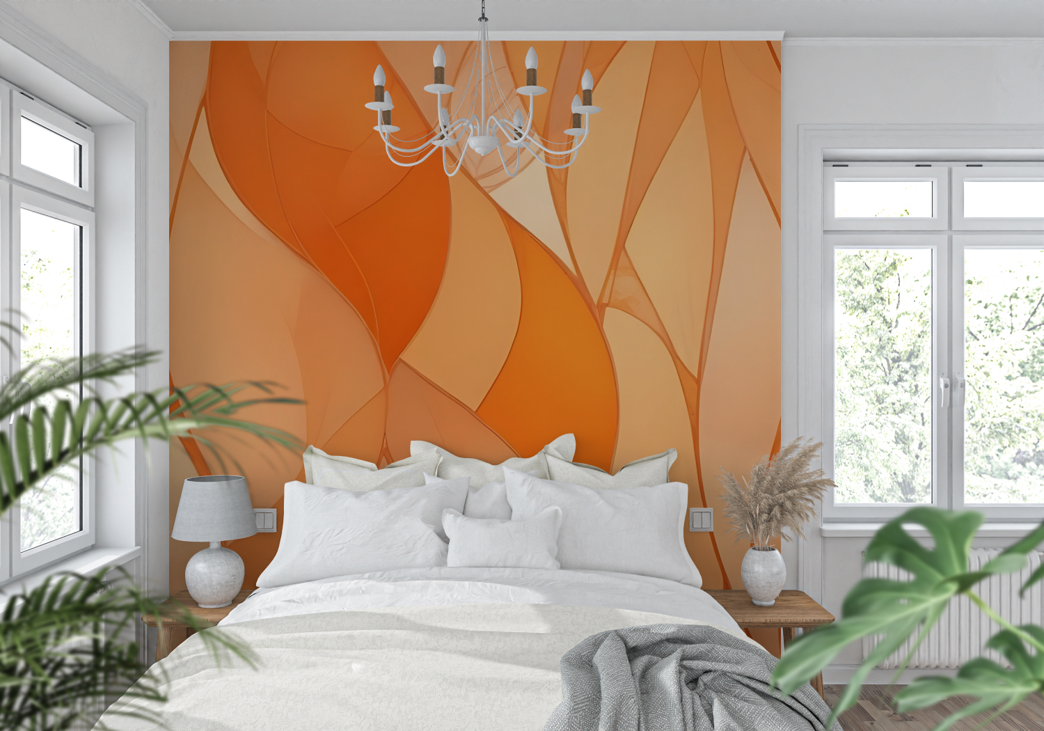 Orange Wallpaper | Murals Wallpaper