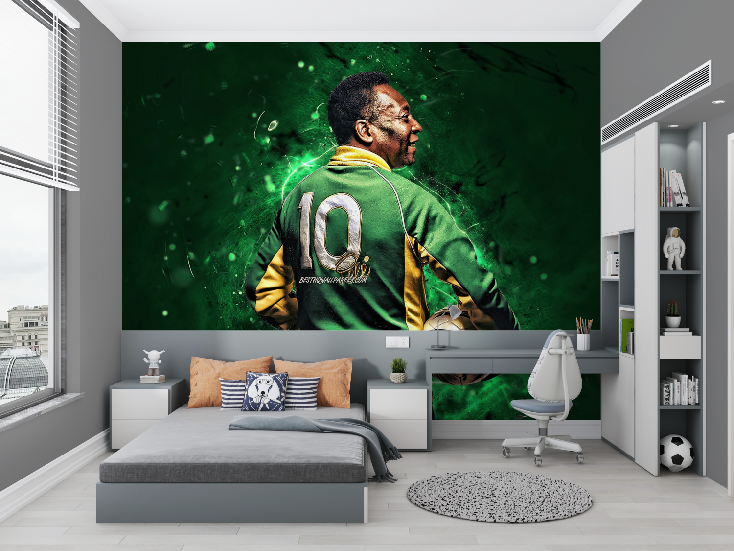 Soccer Locker Wallpaper | Murals Wallpaper