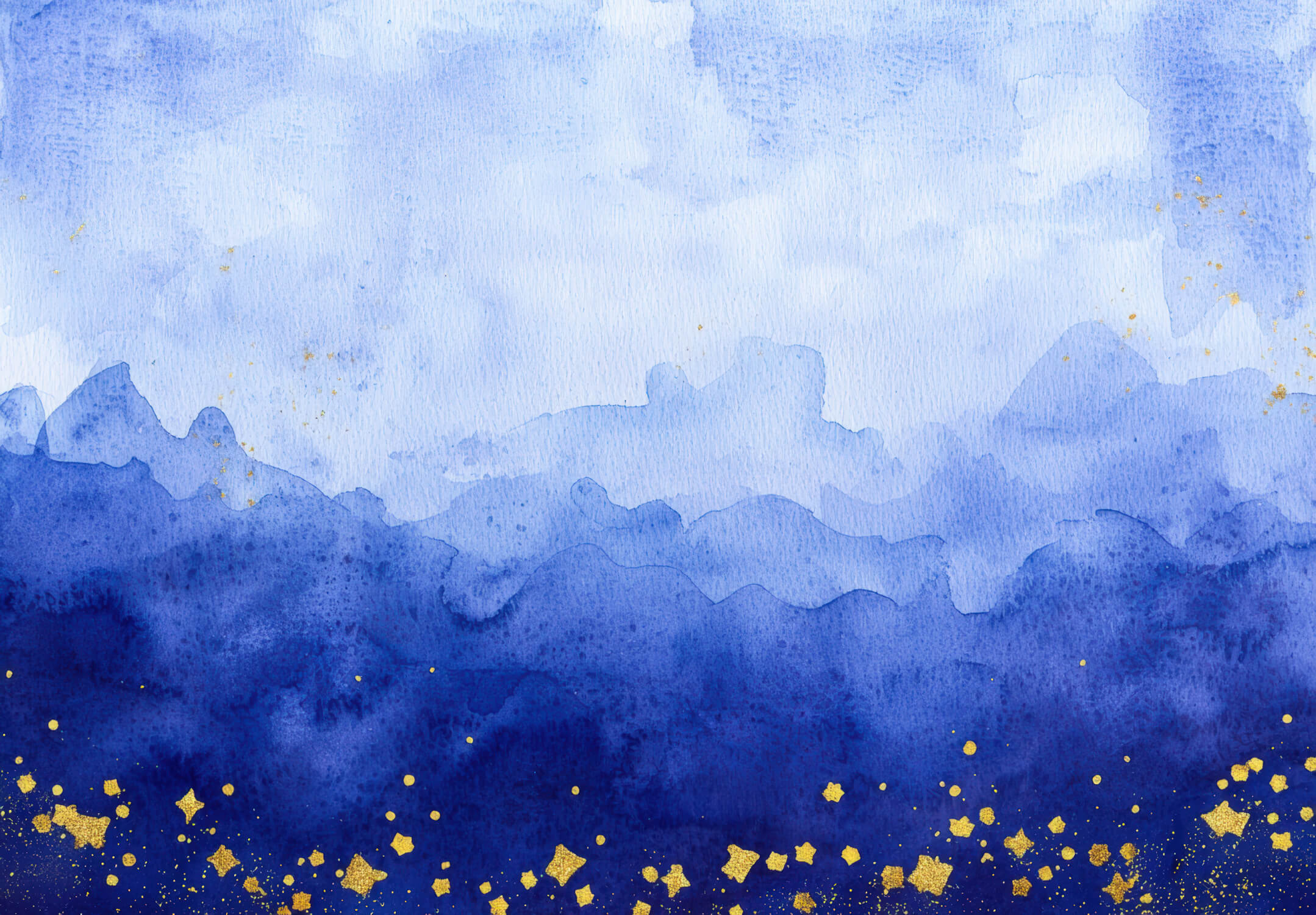 Watercolor Sky Wallpaper for Kids | Murals Wallpaper