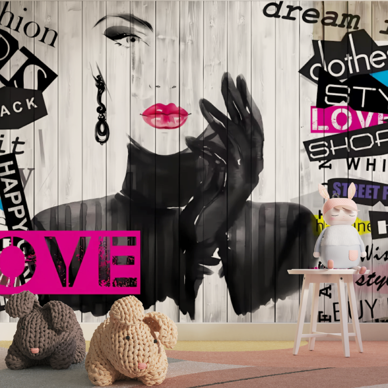 Mural Trendy Teen Girl Bedroom Decor