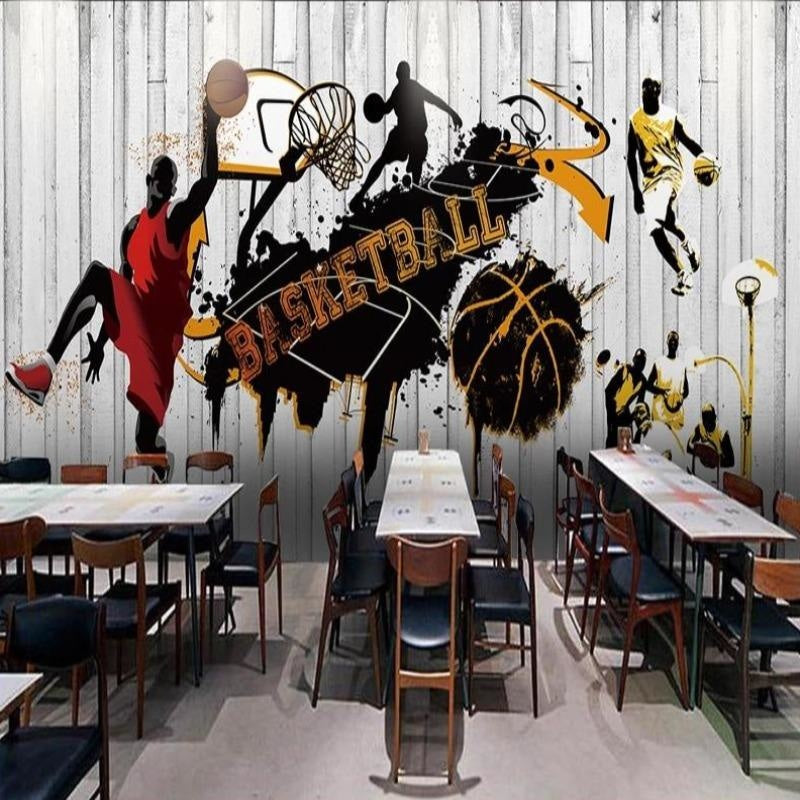 Basketball Bedroom Decor | Murals Wallpaper