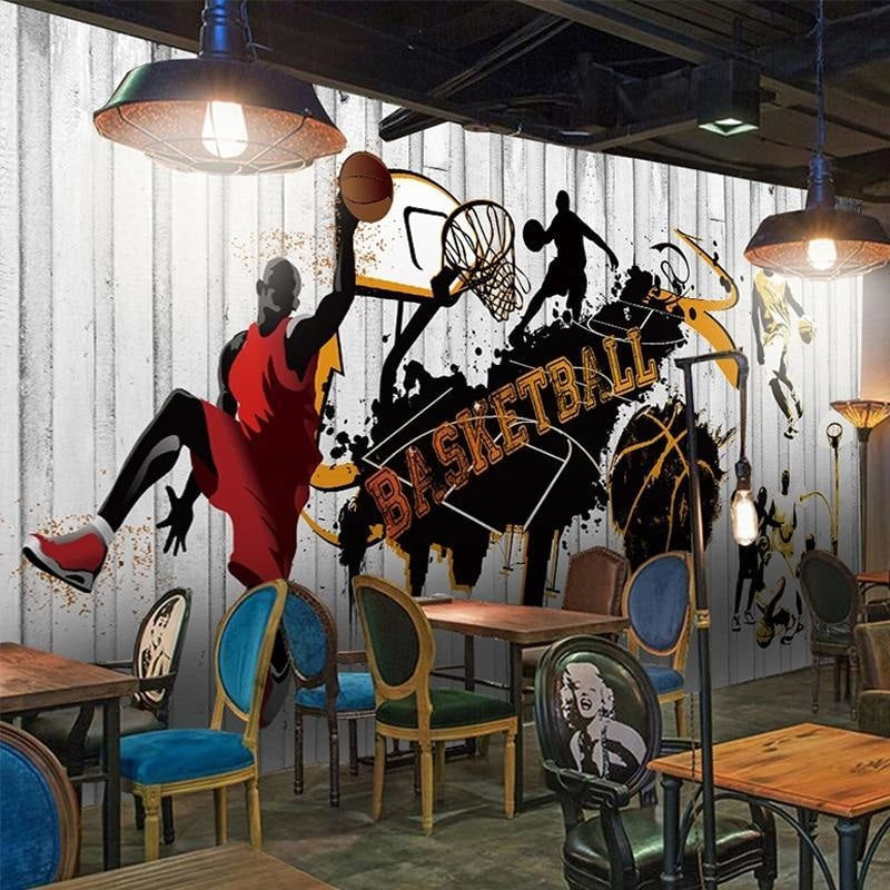 Basketball Bedroom Decor | Murals Wallpaper