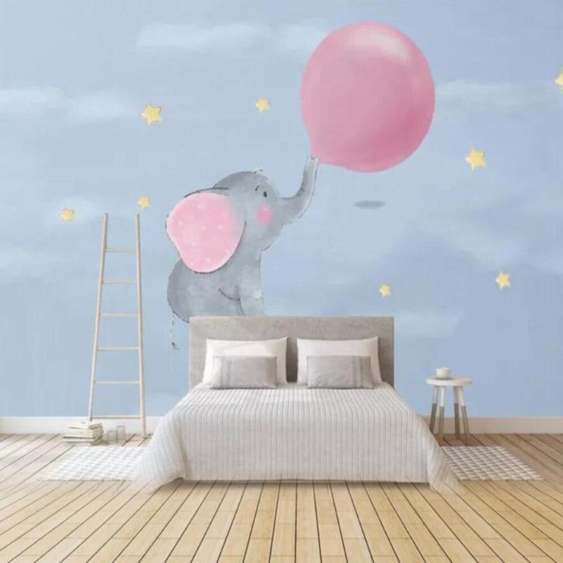 Baby Elephant Room Decor | Murals Wallpaper