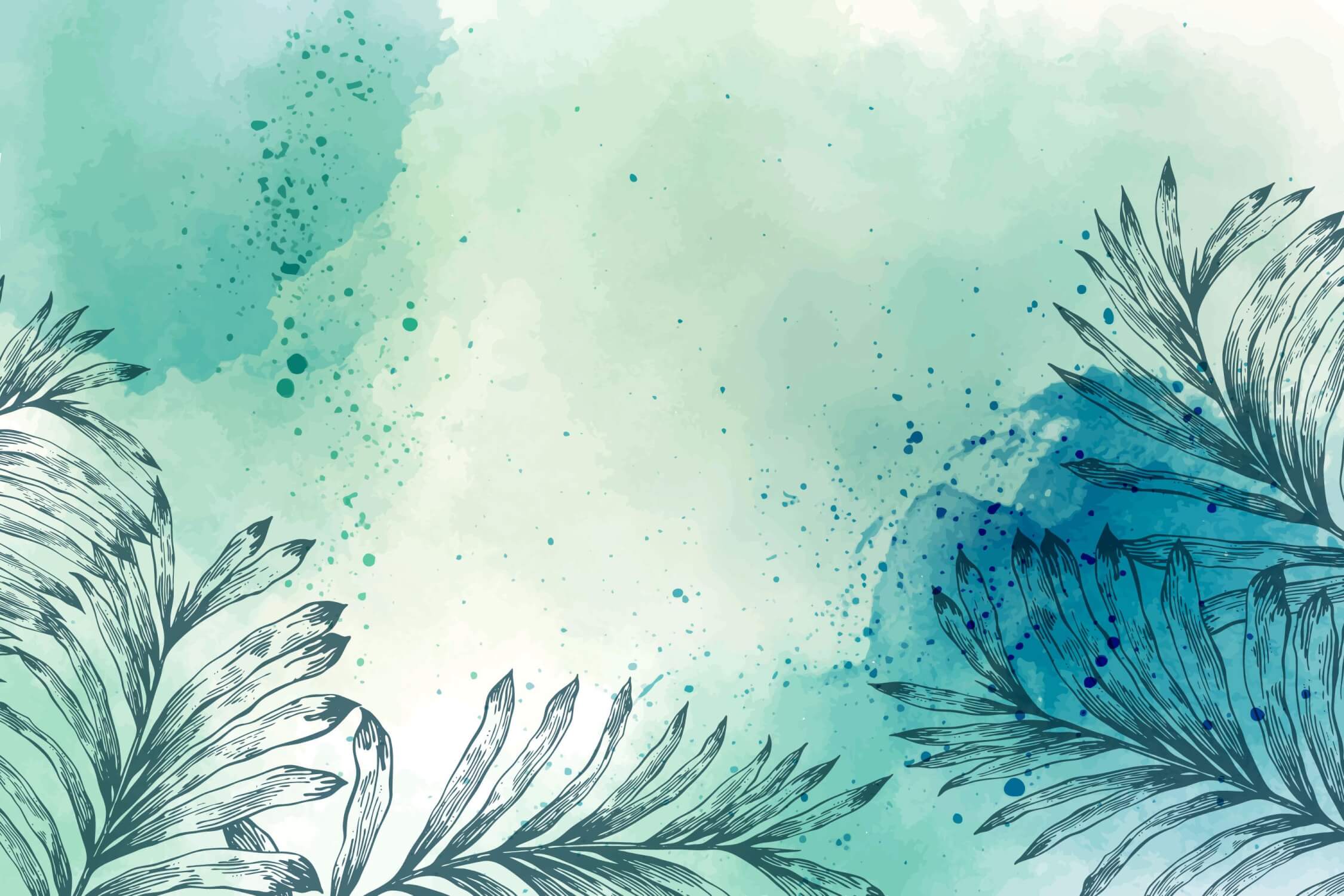 Blue Green Scenic Wallpaper | Murals Wallpaper