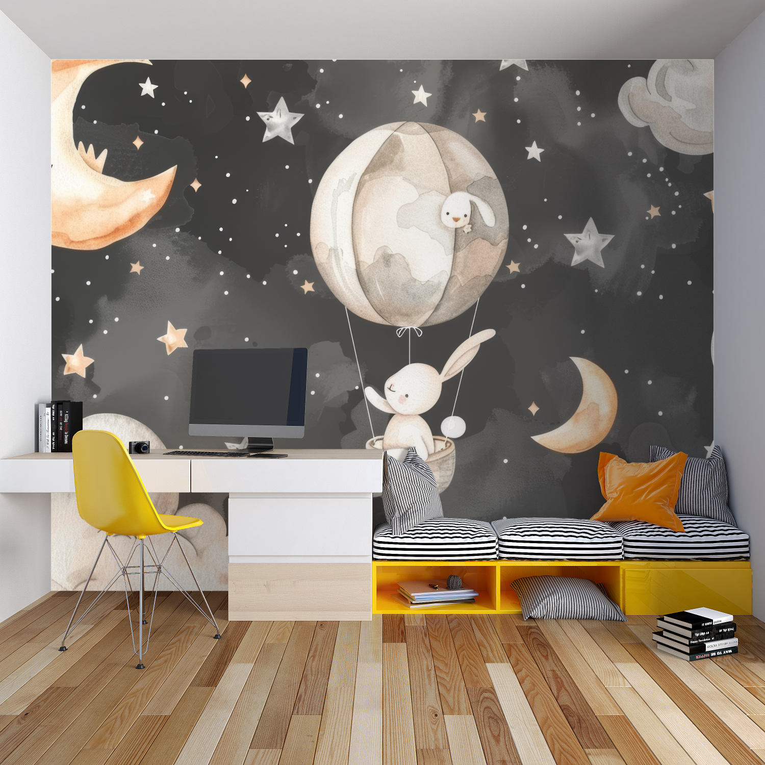 Night Moon Wallpaper for Kids | Murals Wallpaper