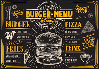 Mural Burger Wallpaper