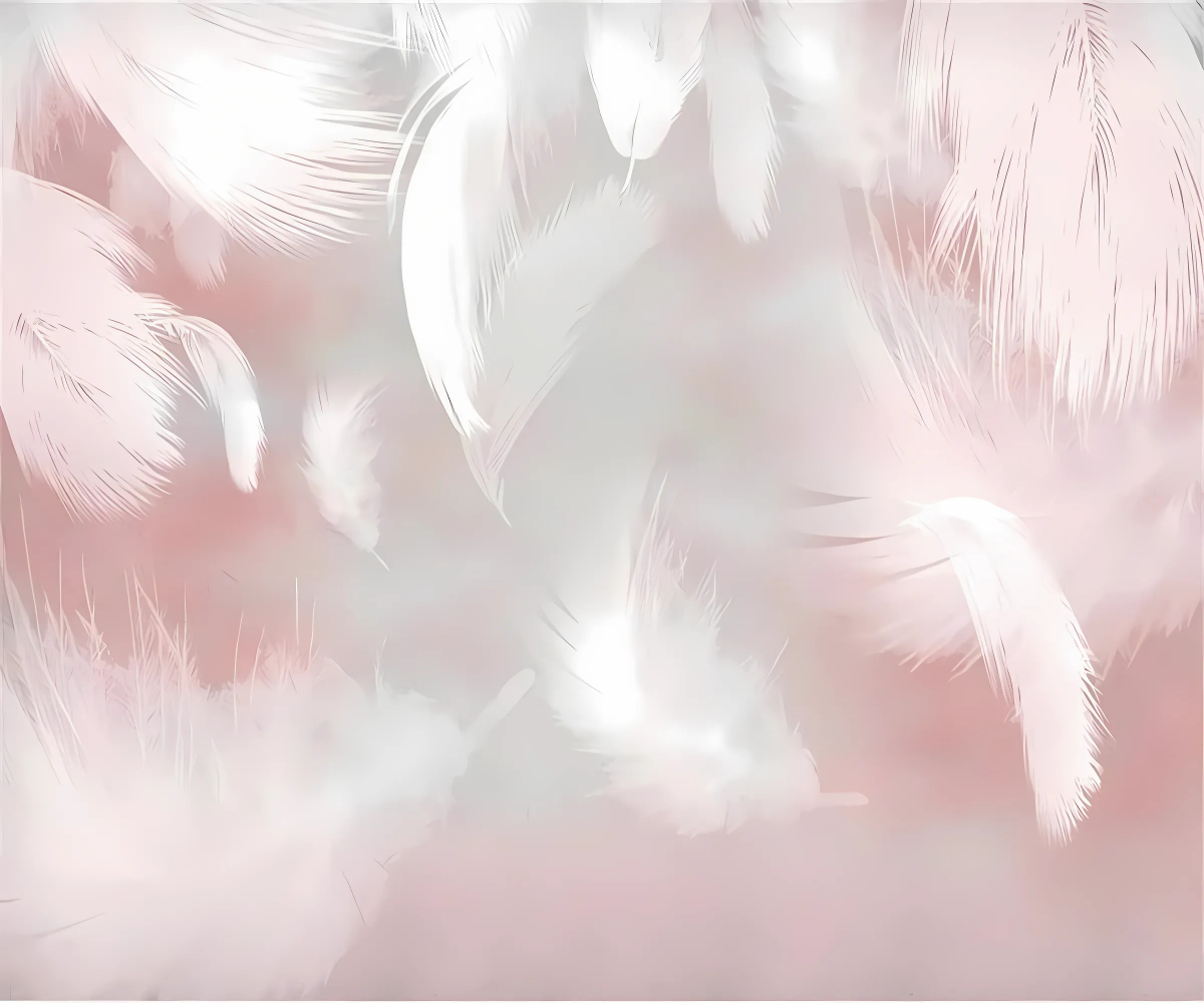 Pastel Pink Father Mural Wallpaper