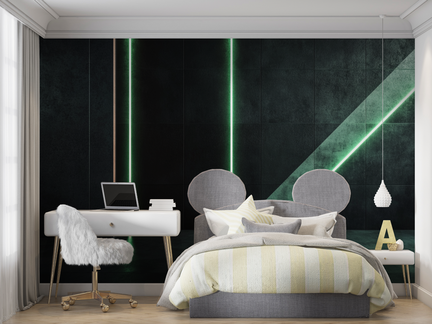 Futuristic Kids' Room Wallpaper | Murals Wallpaper