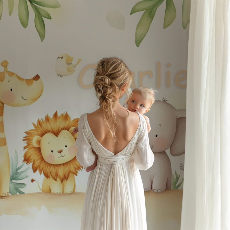 Familienname Tier Tapete | Murals Tapete