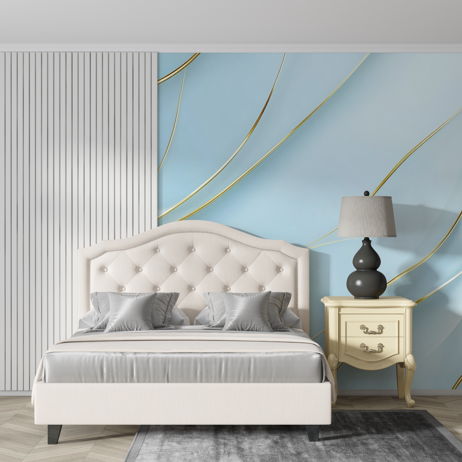 Blue Bedroom Wallpaper | Murals Wallpaper
