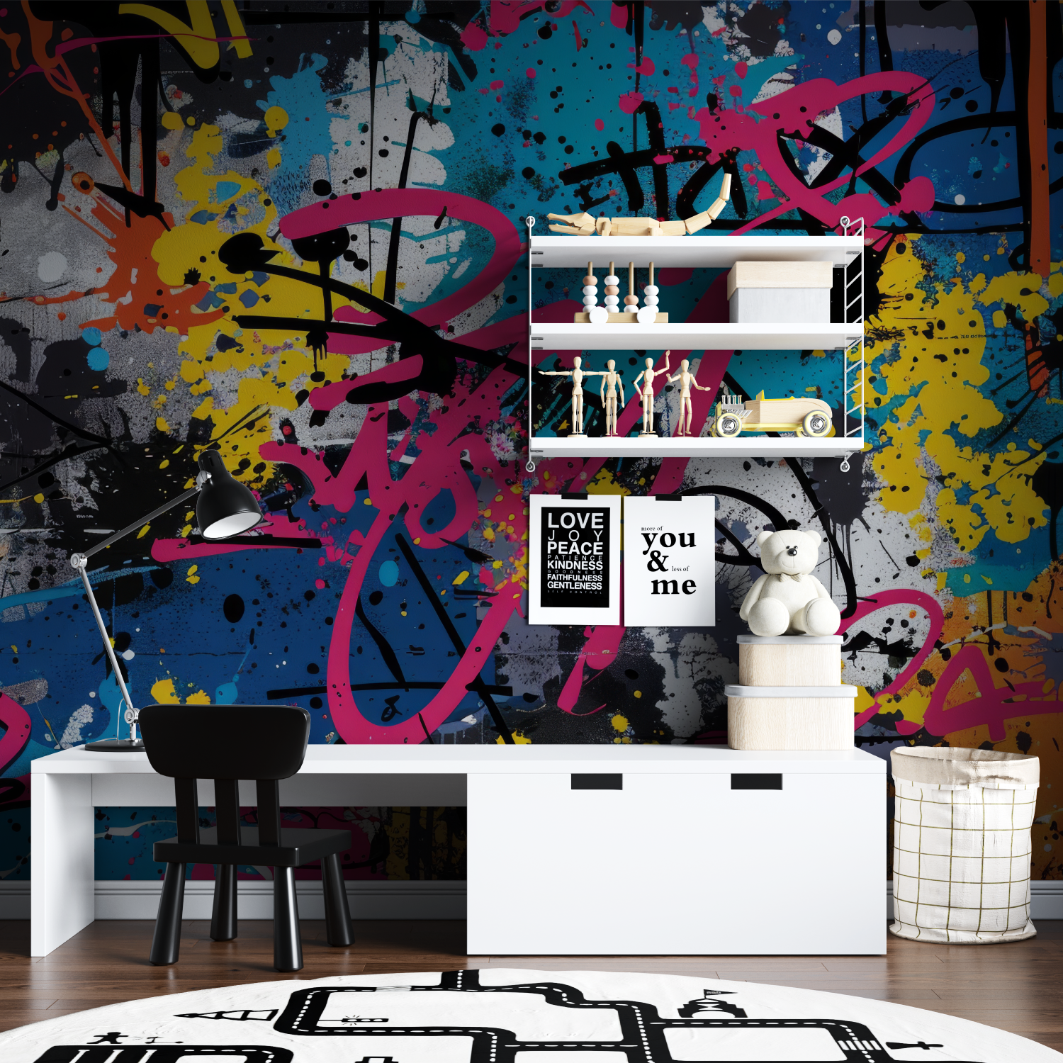Teen Graffiti Style Wallpaper | Murals Wallpaper